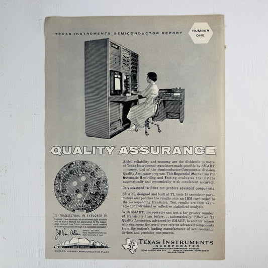 Texas Instruments Quality Assurance