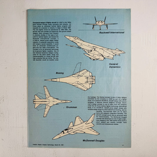 Future Fighters 1981 Article