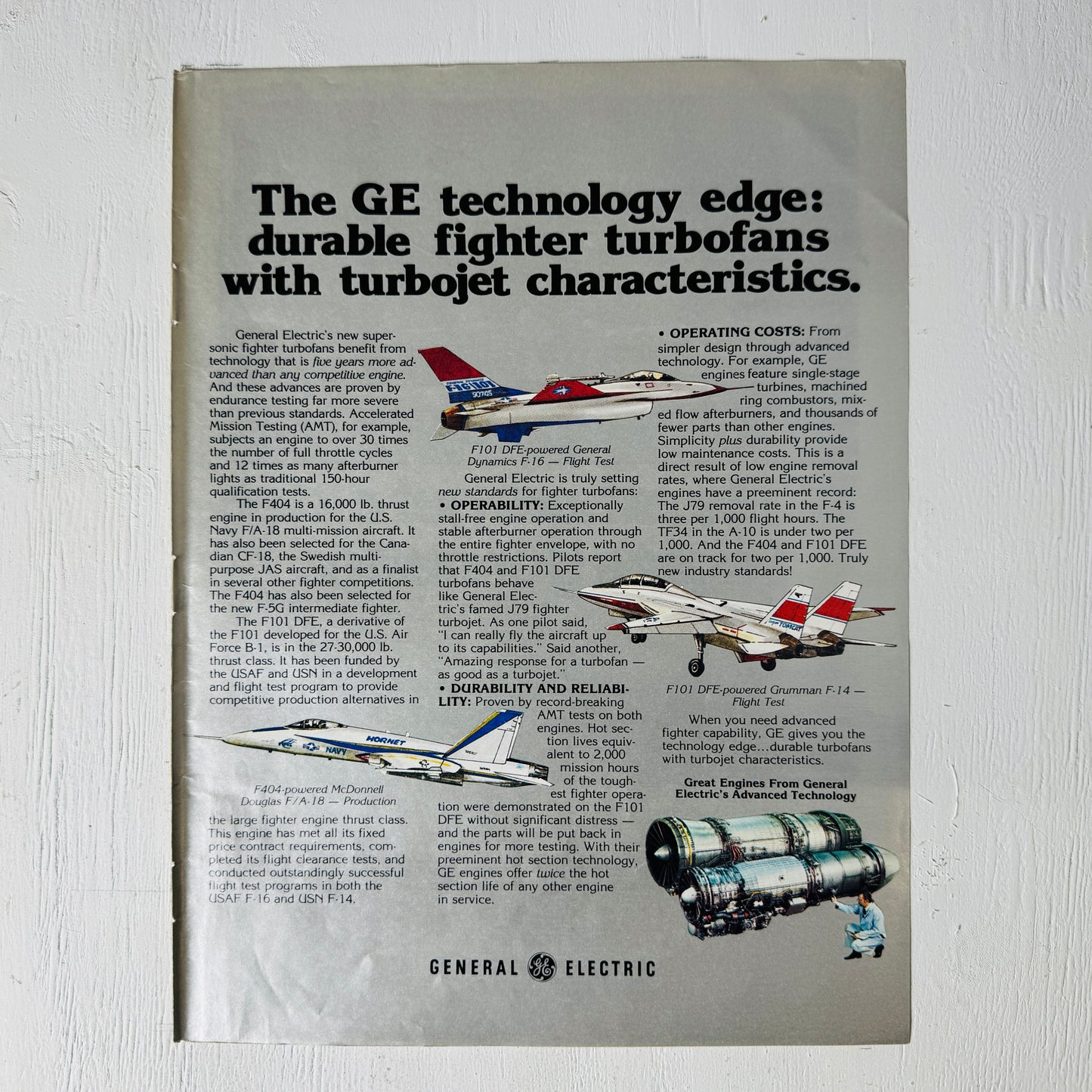GE Fighter Turbofans