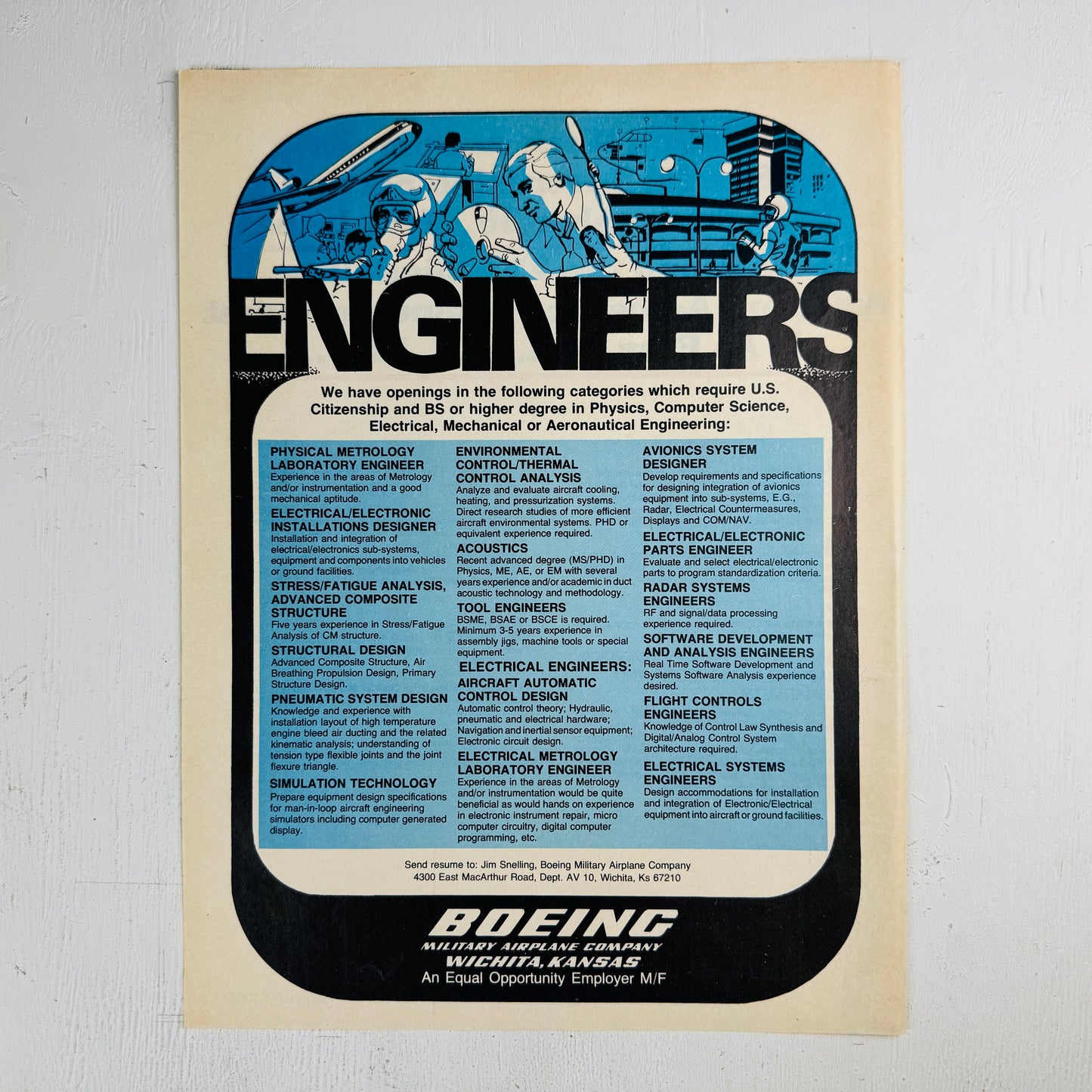 Boeing Engineers Kansas Recruiting