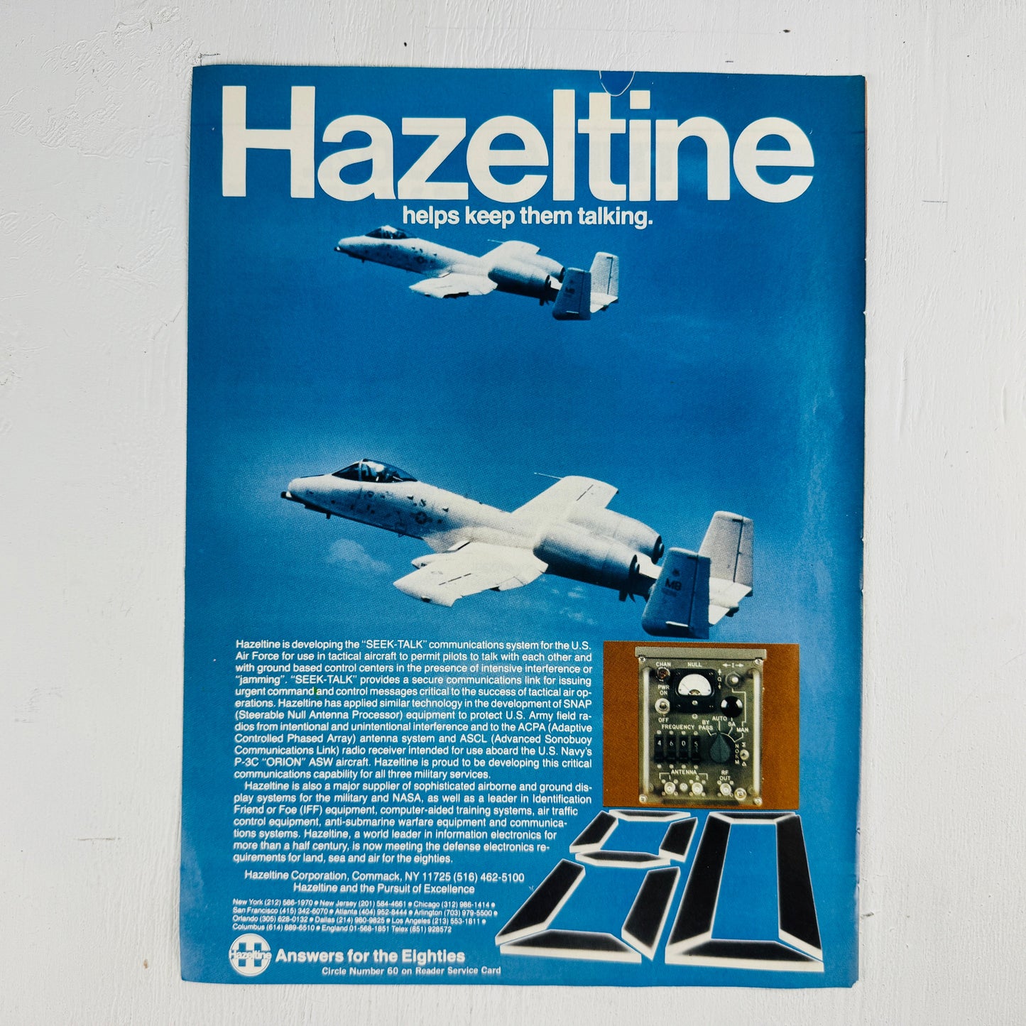 A-10 Hazeltine Communications