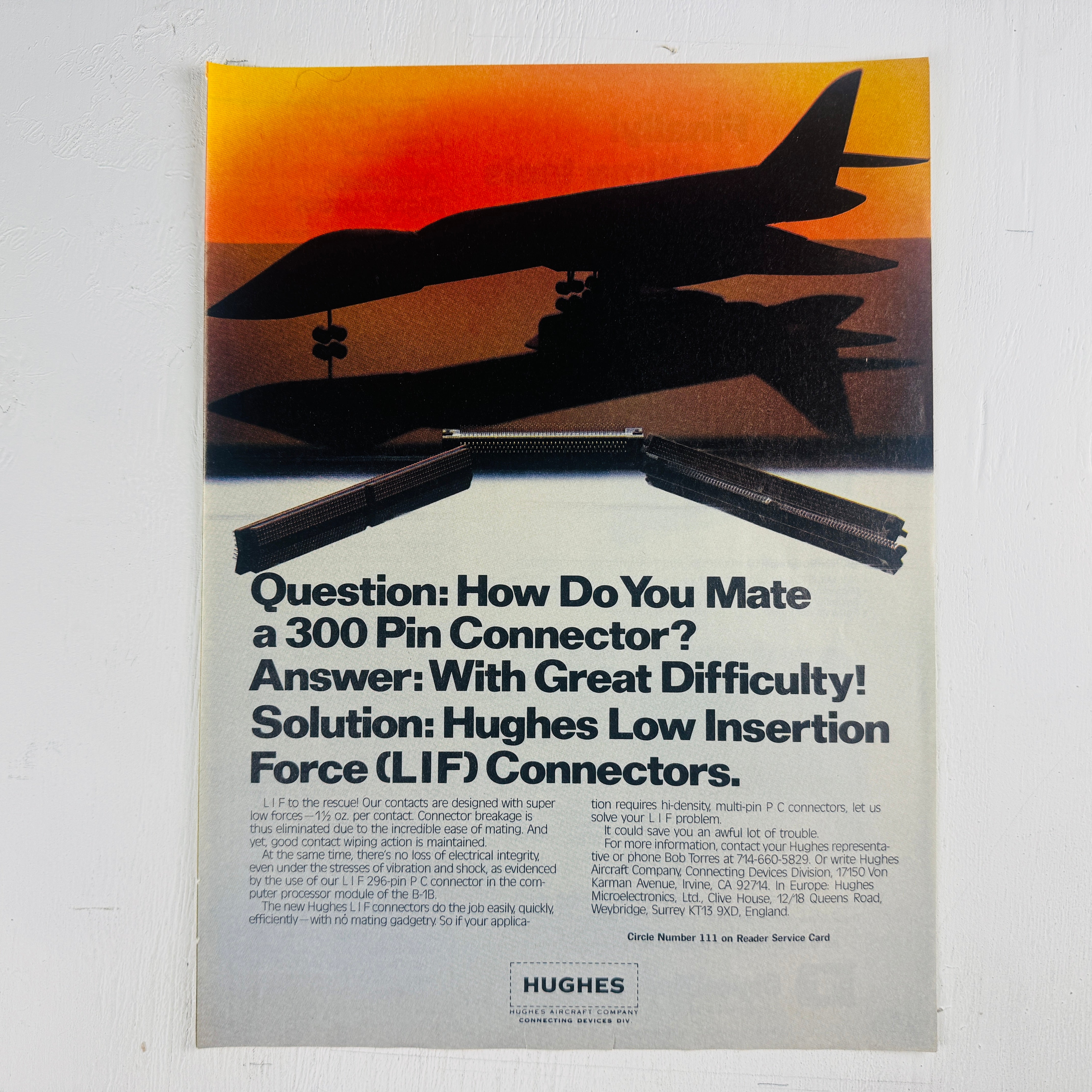 Hughes B-1B Connectors – Afterburner Archive