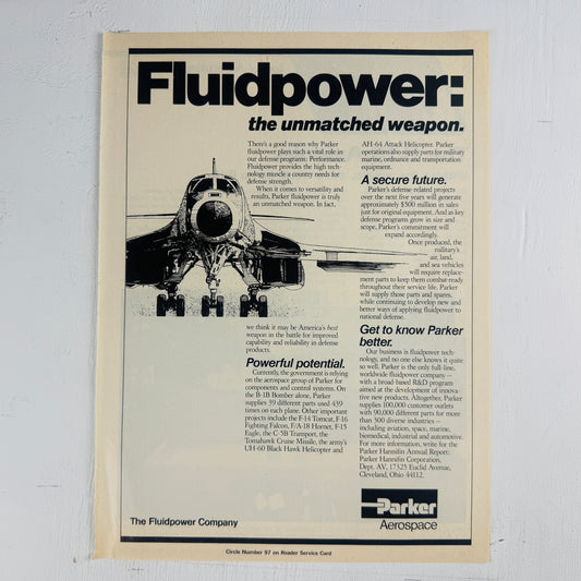 B-1B Parker Fluidpower
