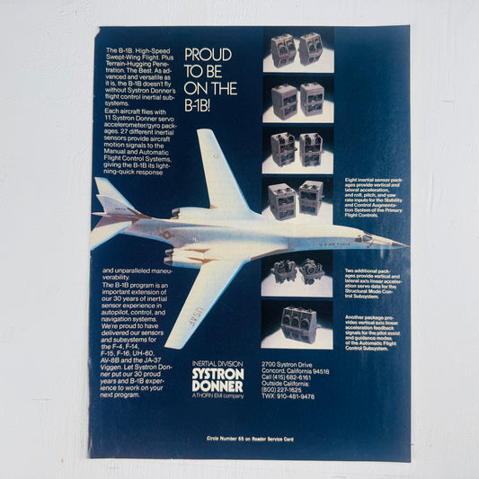 B-1B Inertial Sensors