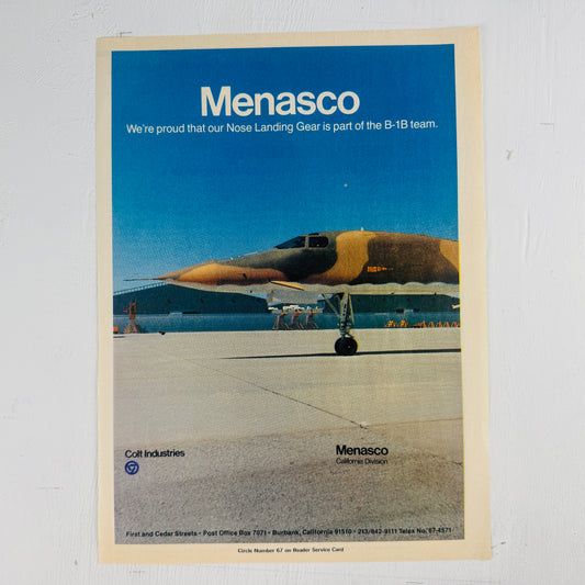 Menasco B-1B Landing Gear