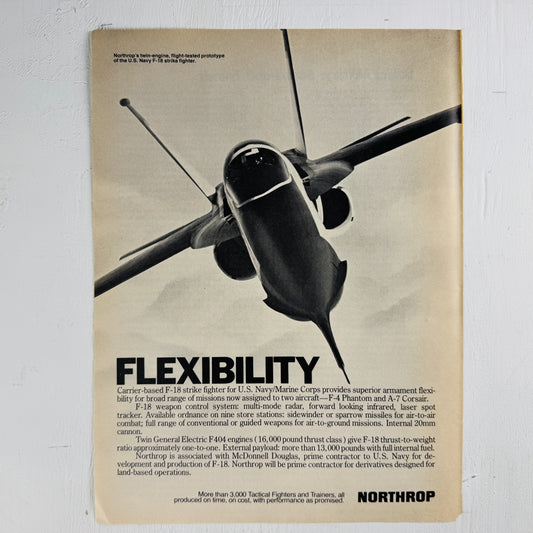 F-18 Flexibility