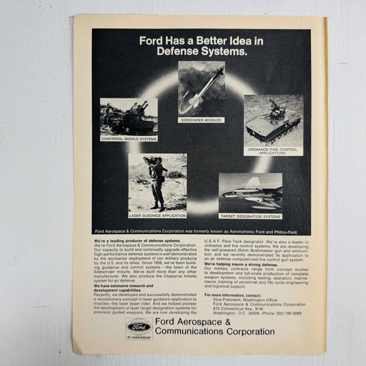 Ford has a Better Idea in Defense Systems