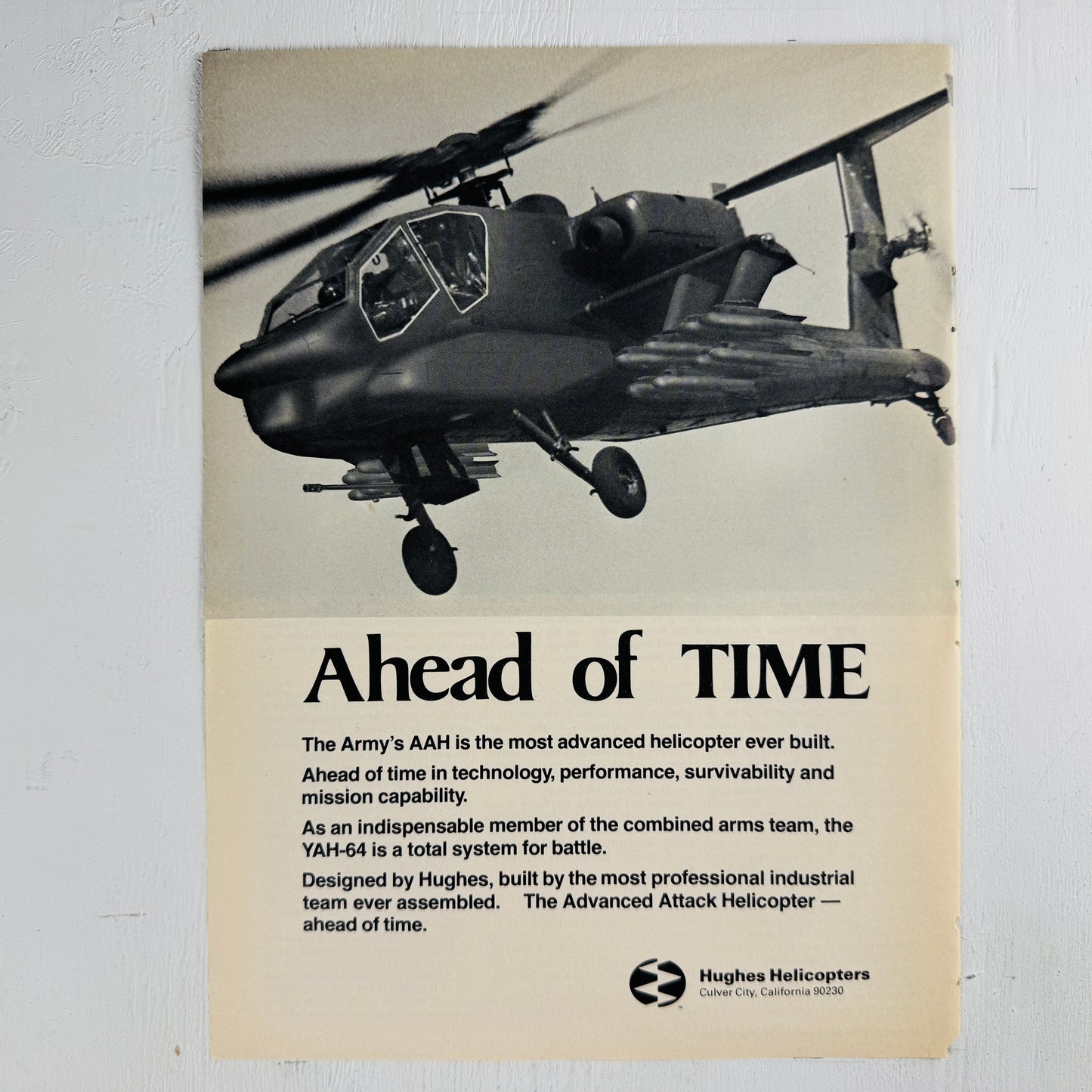 Hughes YAH-64 Apache: Ahead of Time
