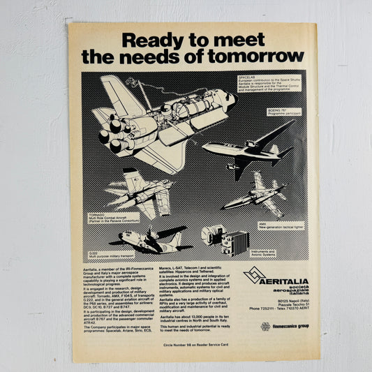 Aeritalia Needs of Tomorrow