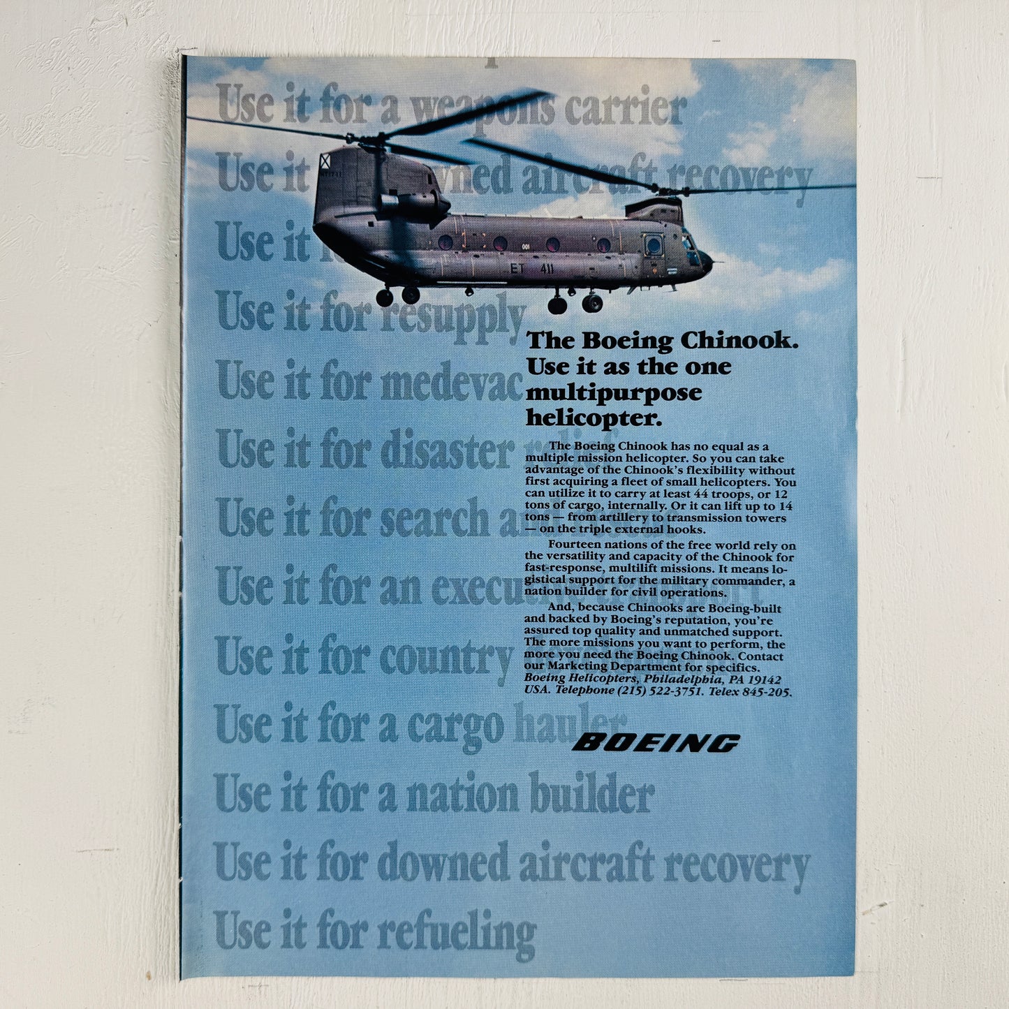 Boeing CH-47 Chinook "Use it"