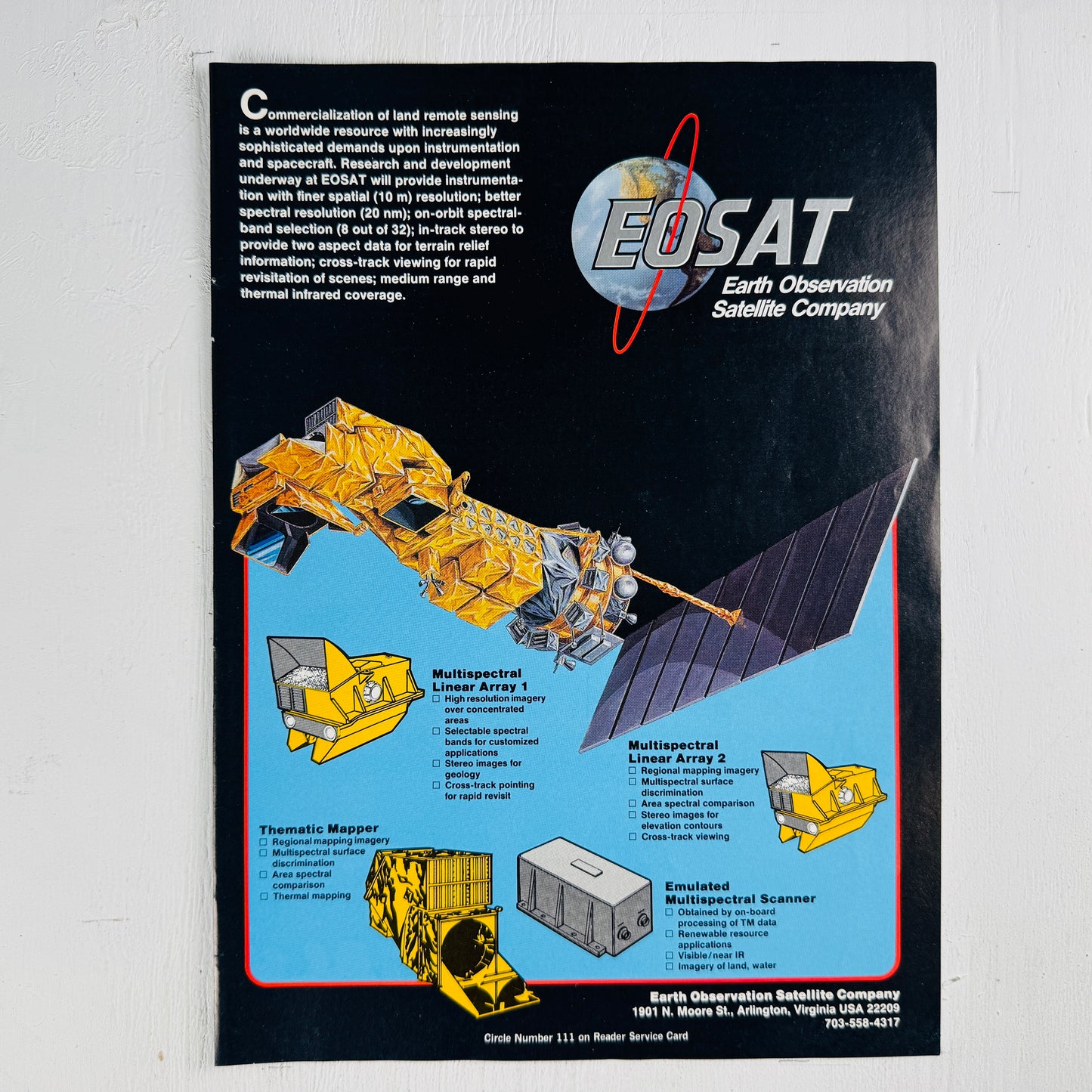 EOSAT Earth Observation Satellite