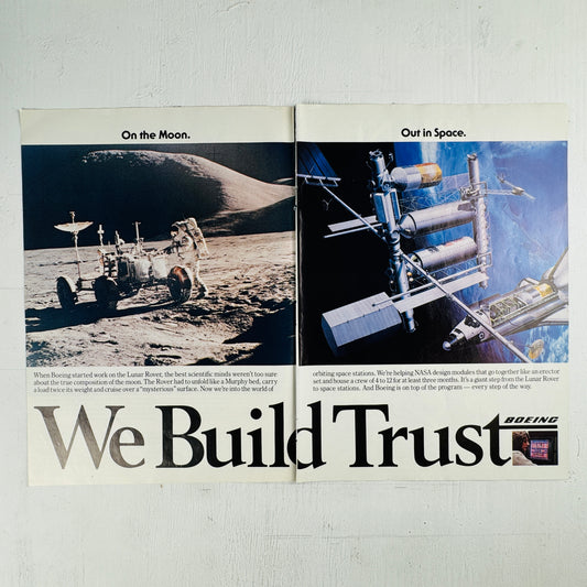 Boeing Builds Trust in Space (unframed)
