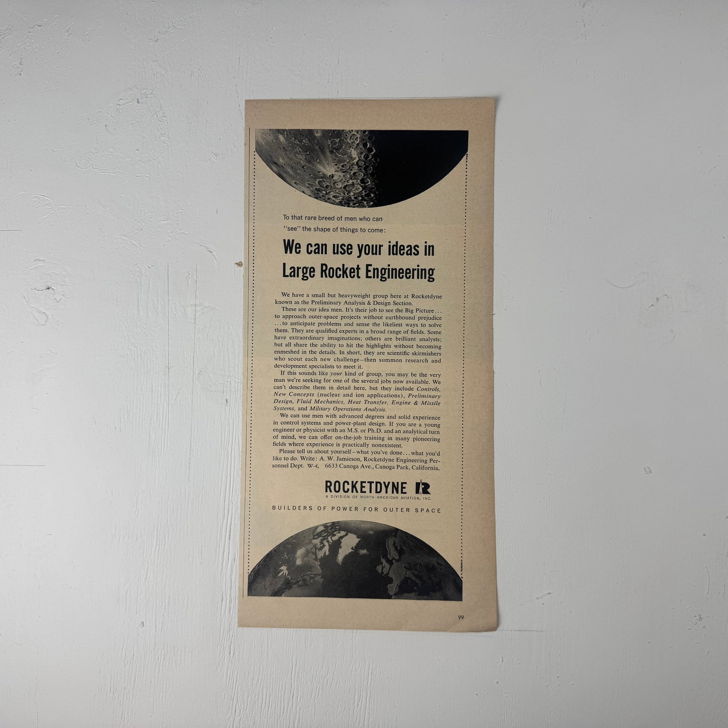 Rocketdyne Large Rocket Engineering