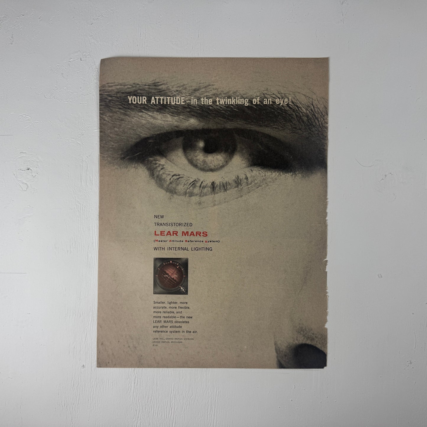 Attitude in the twinkling of an eye