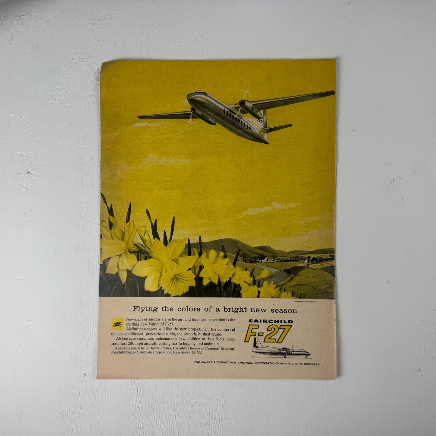 Fairchild F-27 Flowers