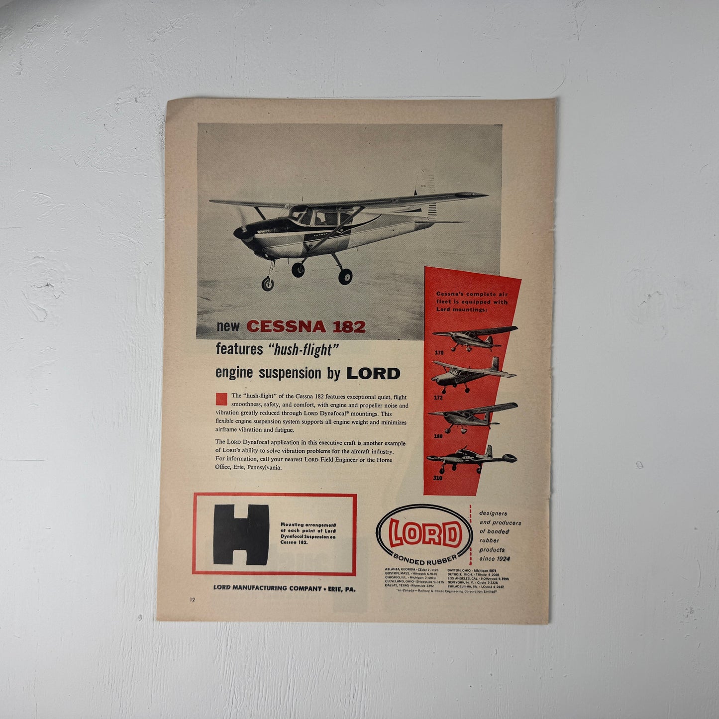Cessna 182 1957 Ad