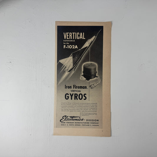 F-102 Vertical Reference