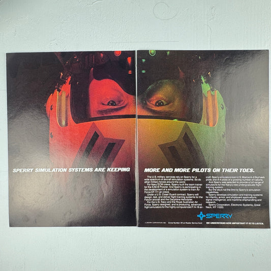 Simulation 80's 2-page Ad