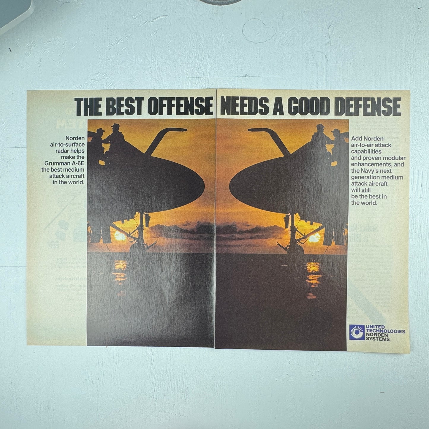 Norden A-6 Intruder 2-Page Ad
