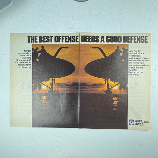 Norden A-6 Intruder 2-Page Ad