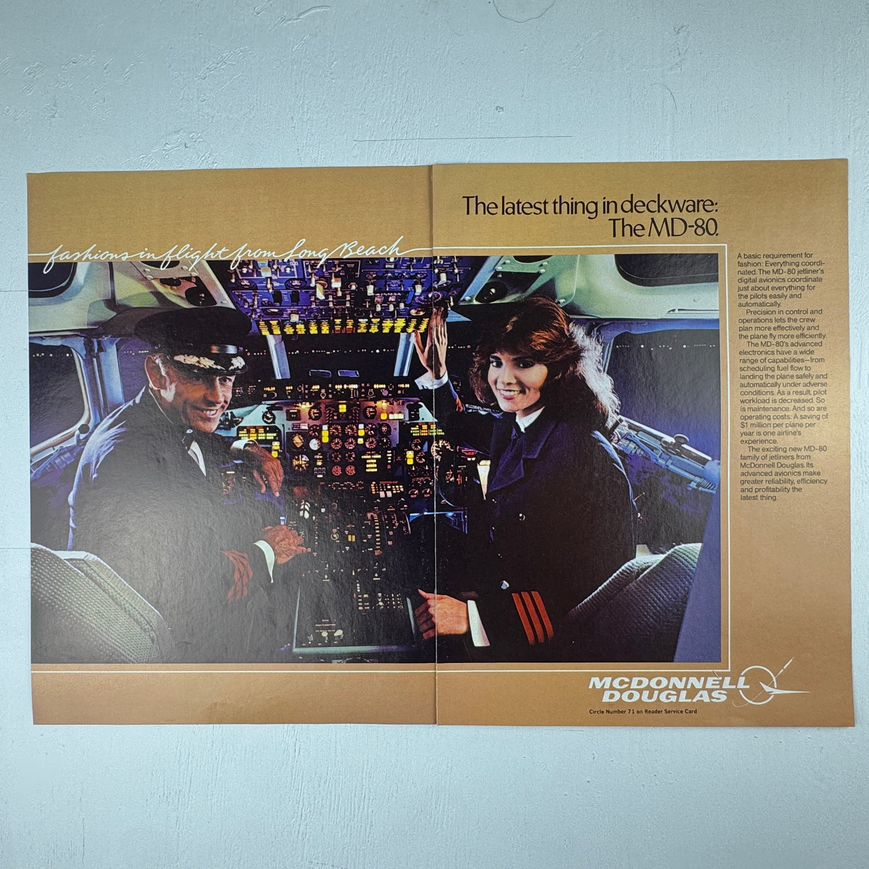 McDonnell Douglas MD-80 Deckware Ad – Afterburner Archive