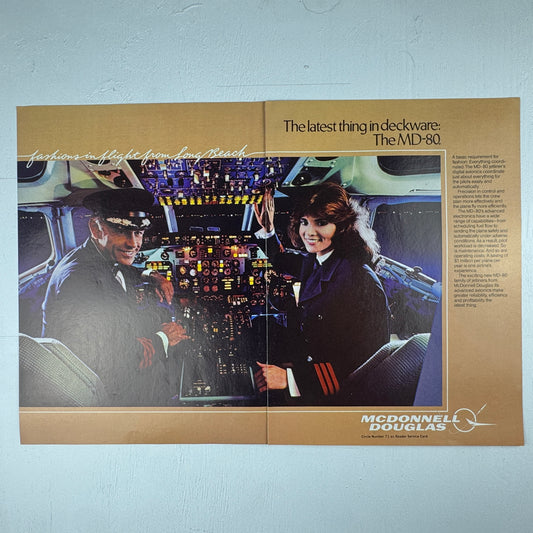 McDonnell Douglas MD-80 Deckware Ad