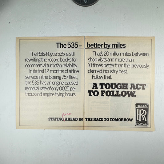Rolls Royce 535 Ad