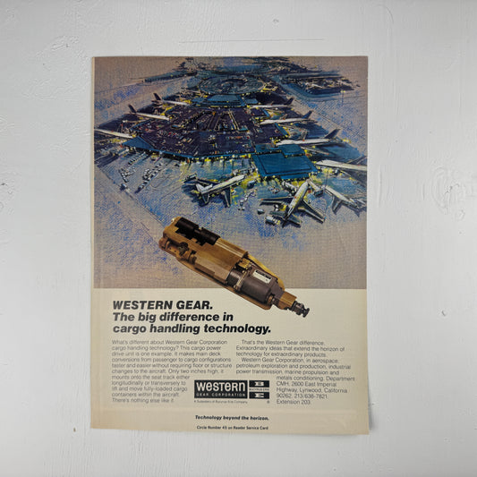 Western Gear Cargo Handling Ad