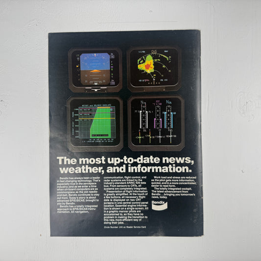 Bendix Instruments 80's Ad