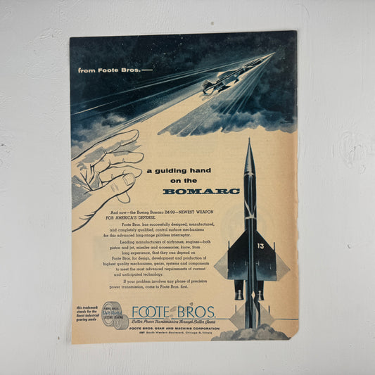 BOMARC Guiding Hand Ad