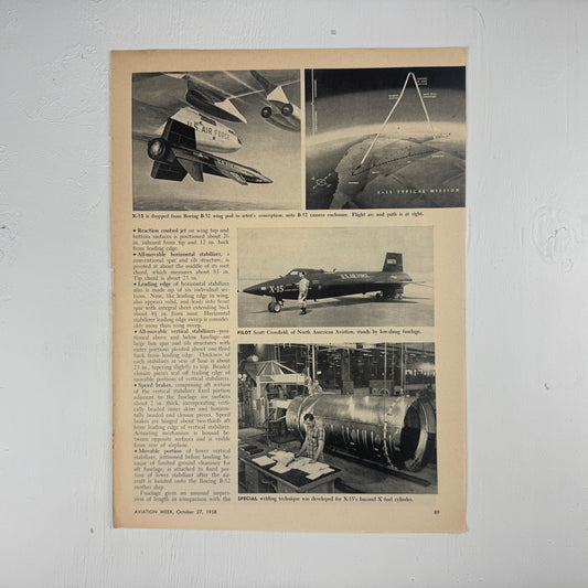 X-15 Flight Profile Article