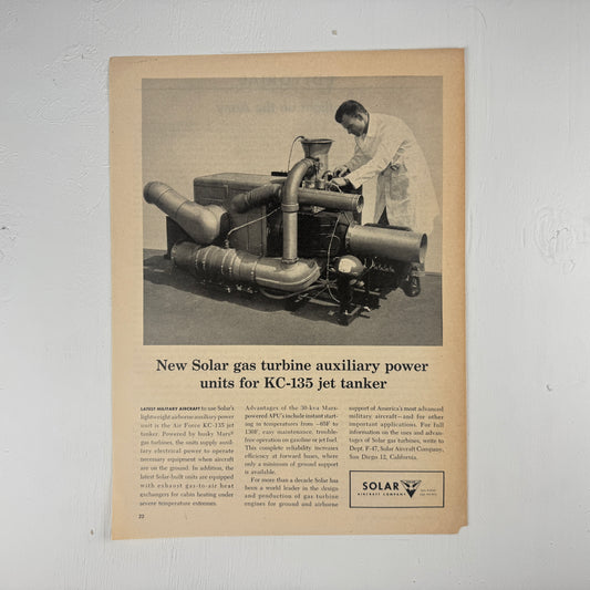 KC-135 Auxiliary Power Unit Ad