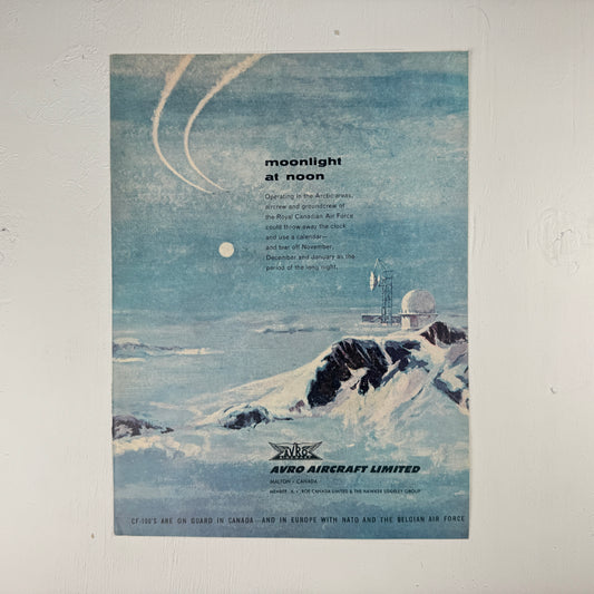 "Moonlight at noon" Avro Ad