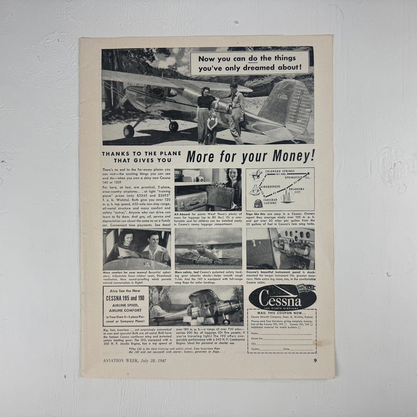 Cessna 140 "More for your Money!"