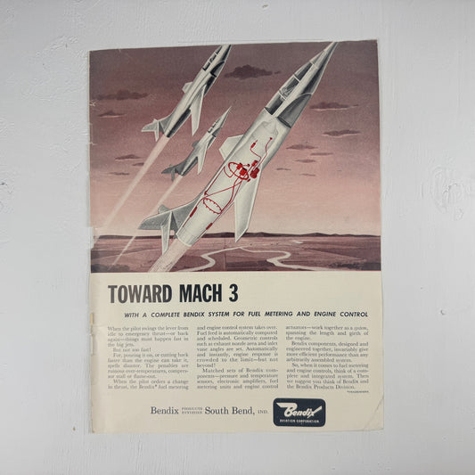 Toward Mach 3 Bendix Ad