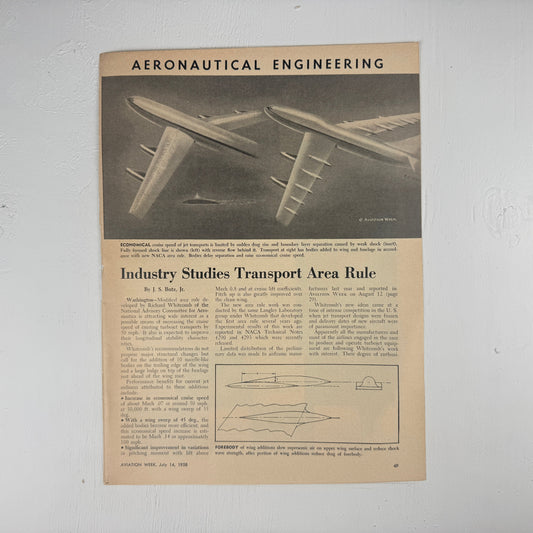 Area Rule 1959 Article