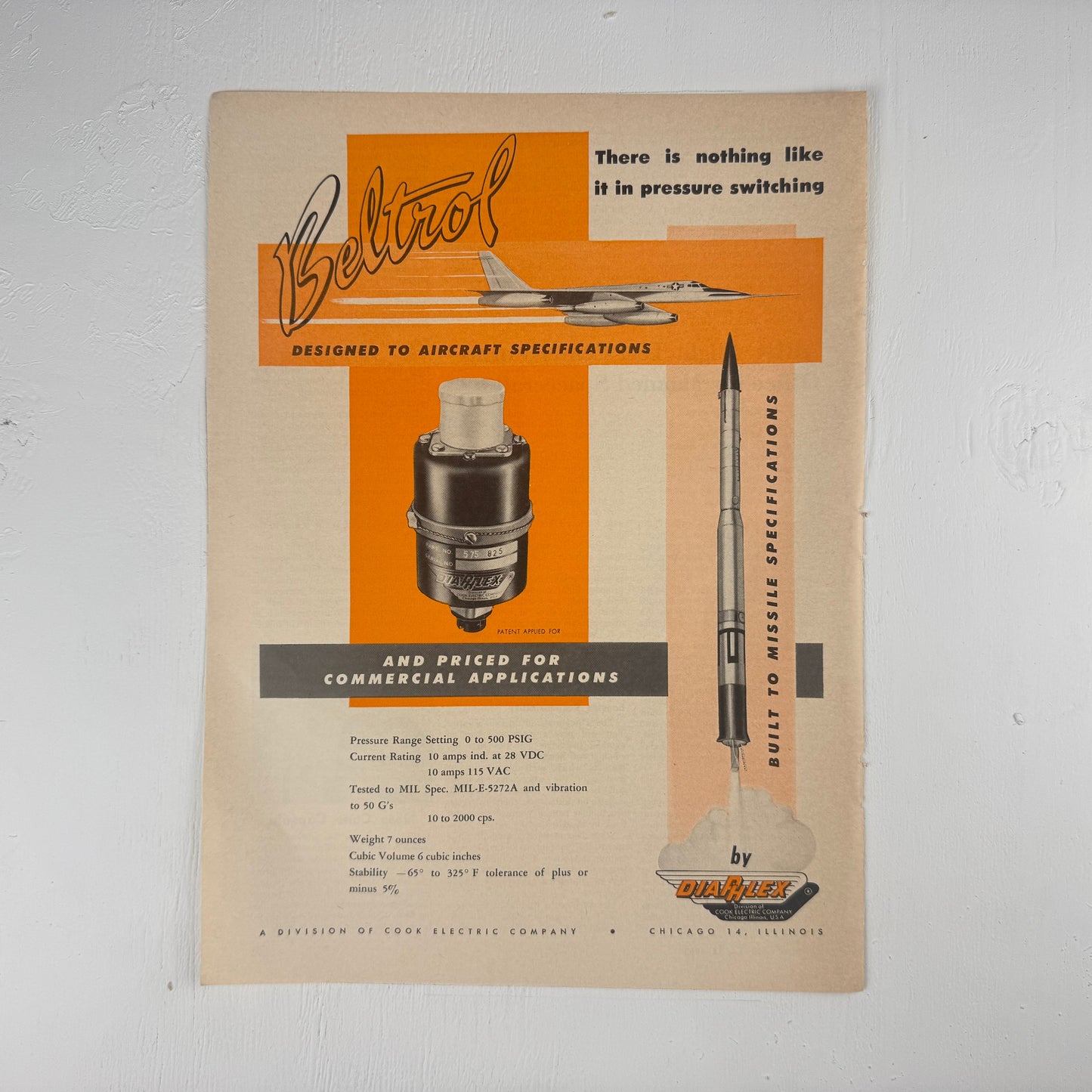 Beltrol: Nothing like it in pressure switching