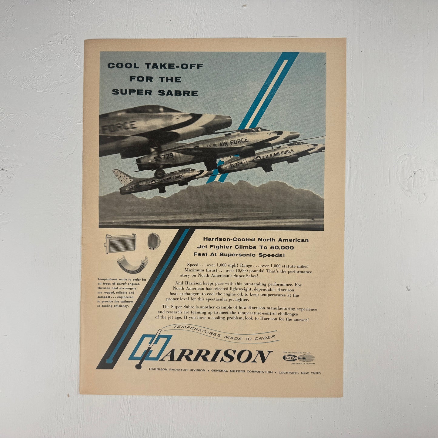 Super Sabre F-100 Air Conditioning Ad