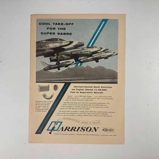 Super Sabre F-100 Air Conditioning Ad