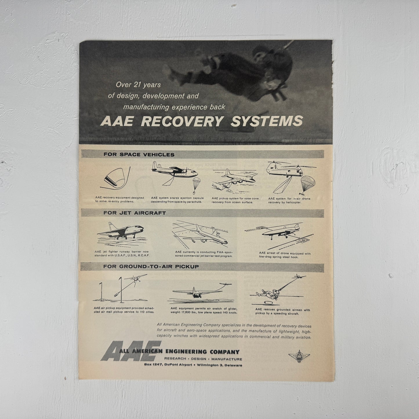All American Recovery Systems 50s Ad