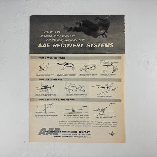 All American Recovery Systems 50s Ad