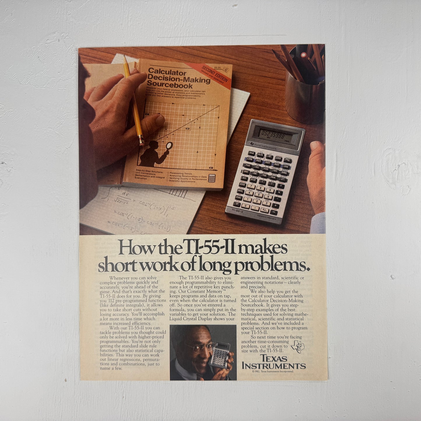 Texas Instruments TI-55 Ad