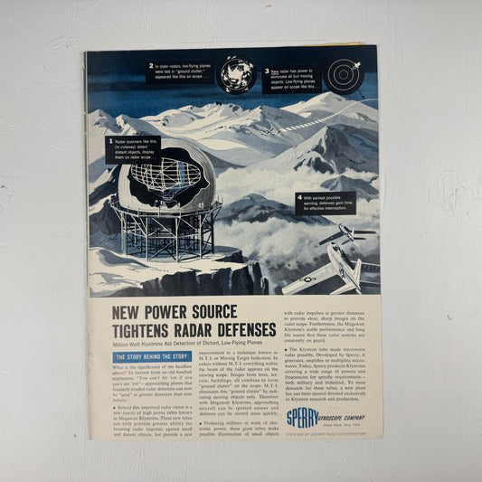 1955 Sperry Radar Ad