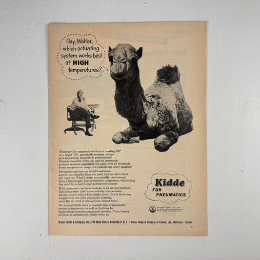 Kidde Pneumatics Camel Ad