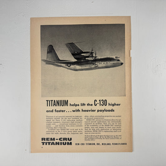 C-130 Titanium 50's Ad
