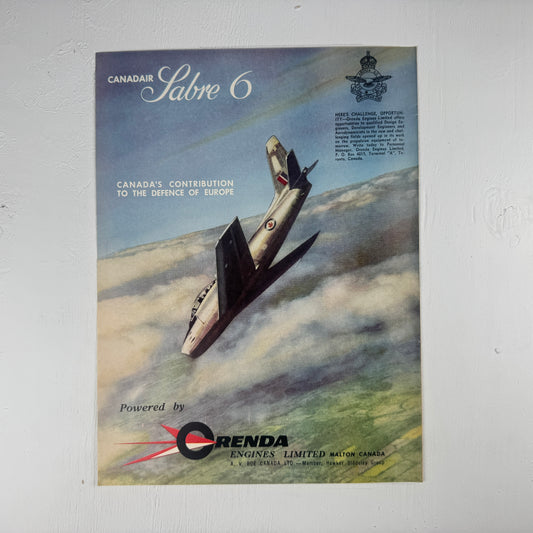 Canadair F-86 Sabre Ad