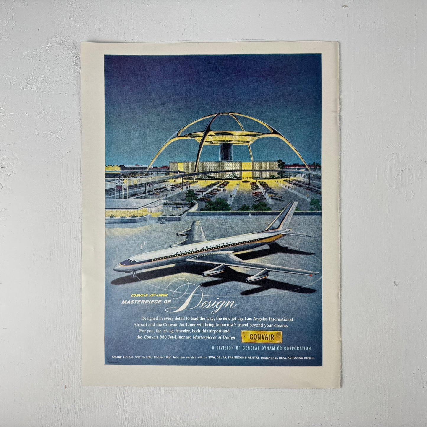 Convair 880 LAX "Masterpiece of Design"