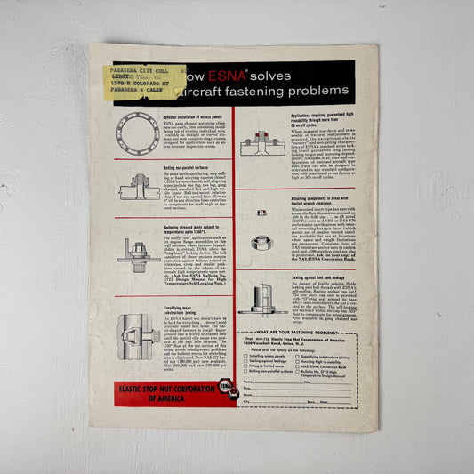 ESNA Solves Problems Ad