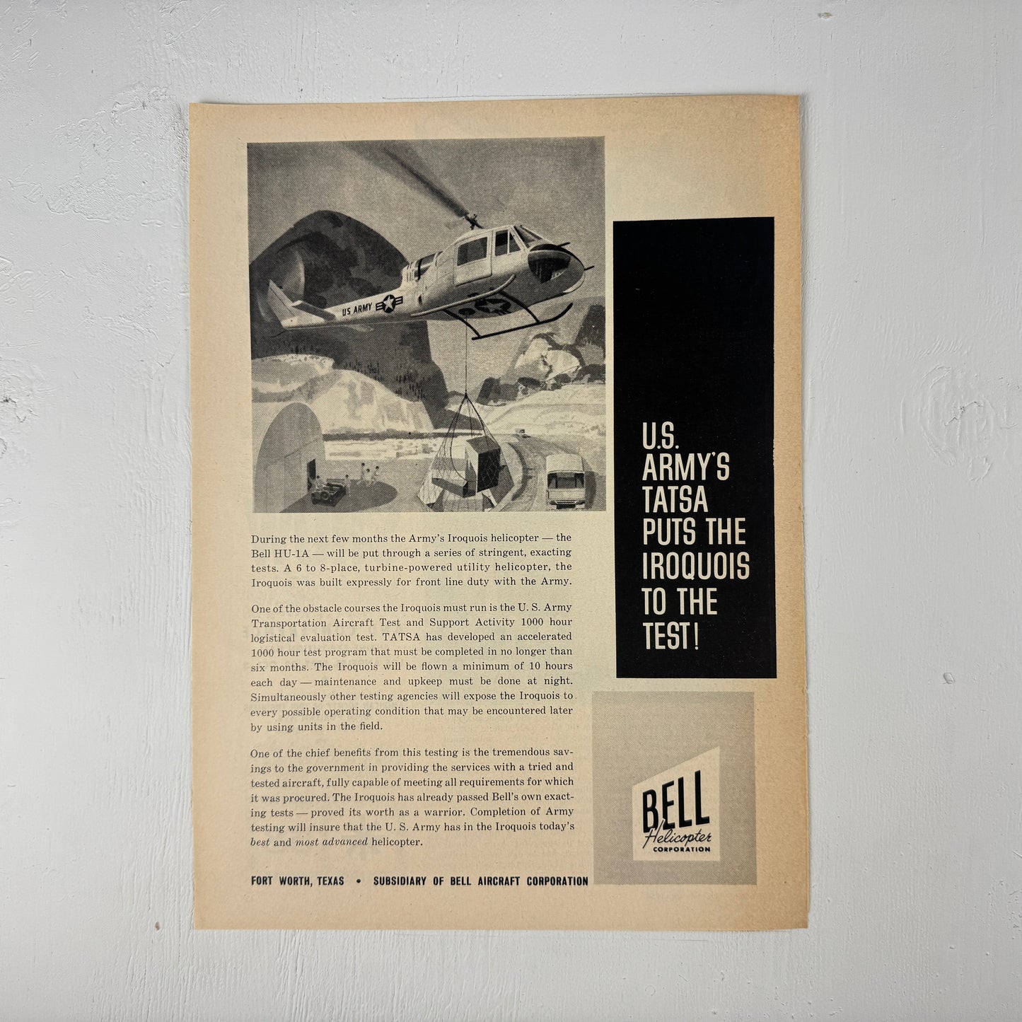 Bell UH-1 to the Test