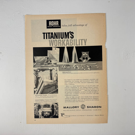 Titanum Workability